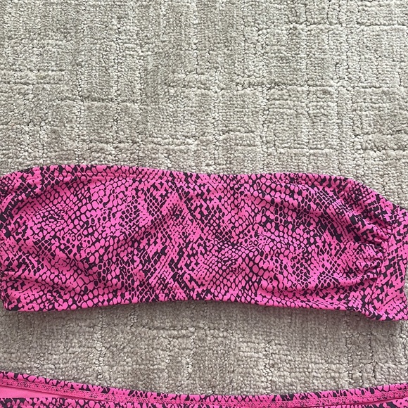 target pink and black snakeskin bikini - Picture 3 of 4